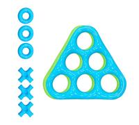 Pool Games - Hexagonal Ring Throwing Toy For Water | Buoyant Polyethylene with Geometric Accuracy Base & Floating Target Posts For Beaches, Lakes, Backyards and Parties