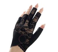 Pool Glove Left Hand - Gear para mujer Left Hand Lace Billiards | Women Pool Glove | Stretchable Pools Gloves | Womens Laces Billiard Gear | Lace Billiard Gloves For Training Competition Gym Bar Hall