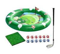 Pool Golf Game Floating - Inflatable Parent-Child Interaction Toys | Floating Water Chipping Green with Sticky Ball,for Family Kids Boys Girls Ages 3-12 Summer Camp Outdoor Water Park Backyard