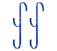 Pool Hooks for Poles - 2 Pieces Metal Ground Hanger, Heavy Duty Space Saving Organizer Rack, Durable Storage Accessory, Replacement Hardware for Swimming Equipment | Outdoor Garden Tool Practical