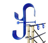 Pool Hooks Poles, Adjustable Wall Mount Hose Hanger, Stable Outdoor Holder for Garden Tools Patio Deck Sports Equipment Laundry Clothes Storage, Small and Large Sizes