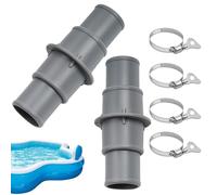 Pool Hose Adapter, 2 Pieces Leak-Proof Swimming Pool Hoses Connector, Adorable Filter Cleaner System Adapters Fitting for Beginners Professionals Gardening Enthusiasts, 2inches