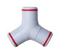 Pool Hose Connector - 3.46 Inches ABS Quick Connect 3 Way Filter Splitter Coupler, Heavy Duty Leakproof Hose Adapter | Water Circulation Repair Fitting, For Pool Maintenance, Drainage And Filtration S