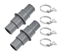 Pool Hose Connector, Leak-Proof Vacuum Adapter Set, 2-Piece Filter System Fittings Cleaners 4.7inches, Ideal for Pool Maintenance, Gardening Use, Beginners, and Professional Installers