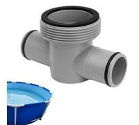 Pool Hose Tee - Pool T Connector | 1.5 Inches to 1.25 Inches Split Swimming Pools Hose Connector T Adapter Coupling Adapter Coupling Replacement Parts High-Strength Adâpter for Drainage Maintenance