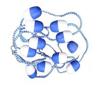 Pool Lane Line Divide - Kit de cuerda divisora flotante de seguridad con 2 ganchos premontados para piscinas