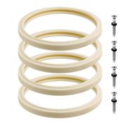 Pool Light Gasket, Stainless Steel Seal, Screw Replacement Parts, Protective Fixture Transform Parts for Indoor Outdoor Swimming Pool SPA Fountain Lighting Equipment Accessories