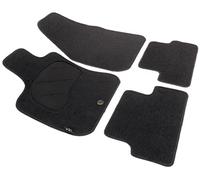 Pool Line Juego de Alfombras de Moqueta a Medida Premium Negro para Nissan QASHQAI (J10) de 2006 a 2013. 7 Plazas (09-). 70 cm x 47 cm. Tela textil.