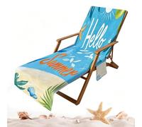 Pool Lounge Chair Covers 83x29 - Inch Microfiber Beach Chair Towels with