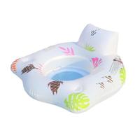 Pool Lounger Float, Inflatable Beach Recliner Chair, 23.62 Inches Excellent Durability, Adult Float with Cup Holder, Color-Changing Lights for Summer Swimming and Relaxation