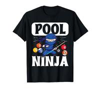 Pool Ninja Billar Jugador de billar Camiseta
