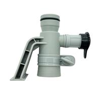 Pool Plunger Valve - Ground Pool Hose Adapter | Durabble Hose Plunger Valve, Easily Adjustable Water Container Replacement Parts, Tank Accessories, Pipe Holder Adapter For Filter Pump