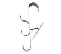 Pool Pole Hanger, Pool Storage Hooks, 5.12x11.81x0.79 Inches Weather Resistant Design, Heavy-duty Organization Clips for Patio, Deck, Underwater Bags, Outdoor Use
