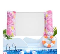 Pool Raft - Flotación grande inflable para adultos, duradera flotación salón Hammock | Comfortable Water Float for Relaxing Tanning Swimming Outdoor Beach Lake River Backyard Party, Portable Mattress