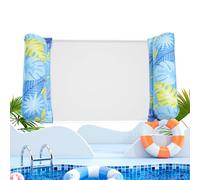 Pool Raft, Inflatable Adult Float, Lounge Hammock Chair, Comfortable Mesh Seat, Easy Inflation Design, Portable Water Accessory, Perfect for Swimming, Beach, Lake, Backyard, Party, (PVC/Nylon)