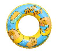 Pool Ring Float - PVC Inflatable Water Lounger, Cartoon Capybara Swim Tube | Leak Proof Recreation Floating Accessory EquipmentFor Lounging Beach Games Water Party Festive Gathering Poolsides