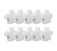 Pool Scum Absorber, Hot Tub Turtle Scum Remover with 10 Pieces, Absorbing Scrubber Cleaner for Soaking Filter Skimmer Lawn Swimming SPA Outdoor Garden Maintenance, 4.53x1.18 Inches