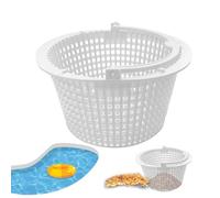 Pool Skimmer Basket - Pond Strainer Net, Handle Equipped Skimmer for Cleaning, Debris Removal Unit, Mesh Filter Support with High Flow, Mantenimiento Gift for Leaf Collecting and Water Skimming