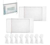 Pool Skimmer Screen - Pool Skimmer Screen Guard Cover | Debris Filter Leaf Protection | Stainless Steel Vacuum Cleaner Guard Blades + Debris Protection Net, for Inground Ground