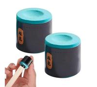 Pool Stick Chalk - 2 Pieces Anti-Slip Compact Cue Chalk, Billiard Polishing Supplies | Pool Hitting Booster for Home, Club, Tournament, Family Entertainment | Men Women Teens Adults