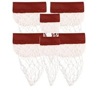 Pool Table Pocket - 6.69in Billiard Pockets | 6Pcs Billiards Net Bag Replacement For Billiard Lovers | Cotton PU Leather Entertainment Venues Accessory For Christmas Game Nigh