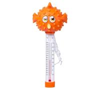 Pool Temp Floater, Safety Bath Animal Gauge, 9.84x9.06 Inches Shockproof Floating Thermometer, Accurate Temperature Monitoring for Spa, Bathtub, Swimming Pool, Aquarium, Pond
