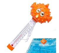 Pool Temp Floater, Shockproof Animal Bath Gauge, Floating Water Temperature Monitoring Device, Safe and Fun Thermometer for Spa, Bathtub, Swimming, Aquarium, Indoor Outdoor Family Use