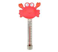 Pool Temperature Gauge, Cartoon Animal Meter, Floating Design with Rope, Accurate Water Thermometer, Pool Accessory for Hot Spring, Lake, Swimming, Fish Tank, 3.15x2.17x8.27 inches