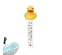 Pool Temperature Gauge - Duck Shape Floating Accurate Thermometer | Pond Temperature Monitor With Rope | For Indoor & Outdoor Spas, Hot Tubs, Fish Ponds, Aquariums, And Water Tanks