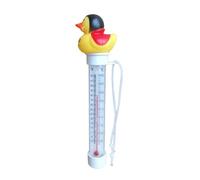 Pool Temperature Gauge, Duck Water Thermometer, Easy Read Floating Measuring Device with String for Swimming Use, Easy Grip, Pond Aquarium Bathtub Bath, 7,87 x 2,36 pulgadas
