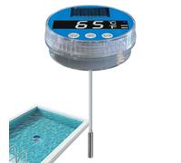 Pool Temperature Gauge,Solar Powered Water proof Precision | Big Numbers Pond Temp Monitor,for Home Outdoor Backyard Hotel Hot Tub Spa Cold Plunge