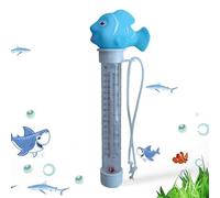 Pool Temperature Meter, Floating Cartoon Thermometer, Portable Gauge Accurate Sensor, Child Friendly Outdoor Indoor, Bath Spa Lake Family Water Safety for Waterproof Accessory, 50g