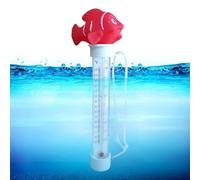 Pool Temperature Meter, Floating Thermometer, Cartoon Style Gauge, Precise Reading, Shatter Resistant, Easy View Display, Fun Design, Perfect for Lake, Shower, Family, Children, (PP)