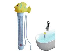 Pool Temperature Meter, Floating Thermometer, Cartoon Style Gauge, Precise Reading, Shatter Resistant, Easy View Display, Fun Design, Perfect for Lake, Shower, Family, Children, (PP)