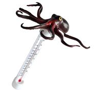 Pool Temperature Thermometers Floating - 19cm ABS, Floating Octopus Thermometer, Large Display | Perfect For Outdoor Pools Hot Tubs Aquariums