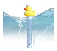 pool thermometer - Convenient to Operate, floating pool thermometer duck, Duck Precise Temperature Gauge with String | Temperature Meter for Swimming Pools, Spas, Hot Tubs, Fish Ponds