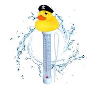 pool thermometer - Convenient to Operate, floating pool thermometer duck, Duck Precise Temperature Gauge with String | Temperature Meter for Swimming Pools, Spas, Hot Tubs, Fish Ponds