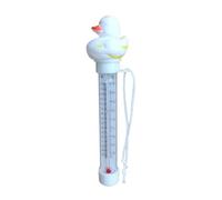 Pool Thermometer Duck, Floating Temperature Gauge, Easy Read Lcd Display, Durabled String Attachment Yellow Cute for Outdoor Indoor Spas, Water Monitoring,m7.87 Inches