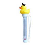 Pool Thermometer Duck, Floating Temperature Gauge, Easy Read Lcd Display, Durabled String Attachment Yellow Cute for Outdoor Indoor Spas, Water Monitoring,m7.87 Inches