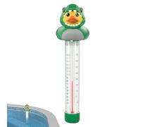 Pool Thermometer, Floating Duck, Easy-Read Display, Waterproof Build, Cute Design, Accurate Reading, Kid-Friendly Shape, No Battery Needed, Perfect for Bathtub, Spa, Aquarium, Nursery, Hydroponics