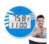 Pool Thermometers - Solar Pool Thermometer Floating | Waterproof Ice Ice Bath Cold Plunge | Bath Temperature Meter | Digital Thermometer For Outdoor And Indoor Pool And Spa Accessory