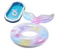 Pool Tube - Inflatable Swimming Float for Kids and Adults | Durable PVC with Comfortable Inner Ring, Lightweight and Easy to Inflate, Accessory for Pool, Summer Recreation