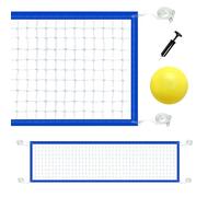 Pool Volleyball Net - Poliéster ABS Plegable Ajustable | Red de Voleibol Piscina Inground Pool, Altura Ajustable Tenis Style Ñet, resistente al clima Deportes al aire libre | For Garden Driveway Court