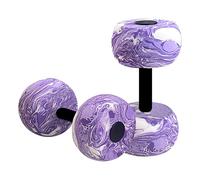 Pool Weights for Water Aerobics, 2 Pieces Pool Dumbbells, EVA Durable Strength Training Equipment for Swim Leisure, Travel, Spa, Club Classes, Diving, Ideal for Kids, Adults, and Seniors