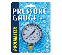 Poolmaster 36670 Manómetro para filtro de piscina o spa, 1/4 pulgadas, rosca montada en la parte inferior