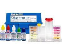 Poolmaster Basic 22260 - Kit de prueba de agua, 5 categorías de prueba, con caja