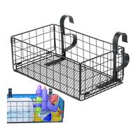 Poolside storage basket - waterproof mesh pool container, ground frame holder | outdoor swimming gear organizer, large capacity floating tool bin, for backyard patio pool equipment and toys