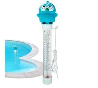 Pooltemperaturanzeige ×1 -,Großes, Leicht Ablesbares Cartoon-Thermometer Mit Schnur - Kinder Pool-Zubehör | für Teich See Terrasse Garten Spa Draußen Drinnen