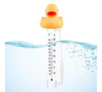 Poolthermometer - Großes Schwimmendes Enten Design Thermometer Mit Schnur, Wasser Temperatur Messgerät Lustiges Poolzubehör Robust Und Lesbar | für Innenbereich Teich See Garten Terrass