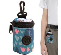 Poop Bag Dispenser - 1.97 x 1.97 x 3.3in Dog Waste Holder, Portable Pet Container, Long Lasting Accessory Organizer | Multipurpose Dog Bag Carrier, Refillable Poop Holder for Puppy Cat Travel